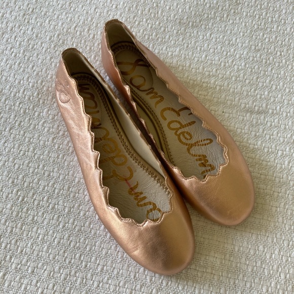 Sam Edelman Francis ballerina flats in Rose gold 5 - Picture 2 of 9